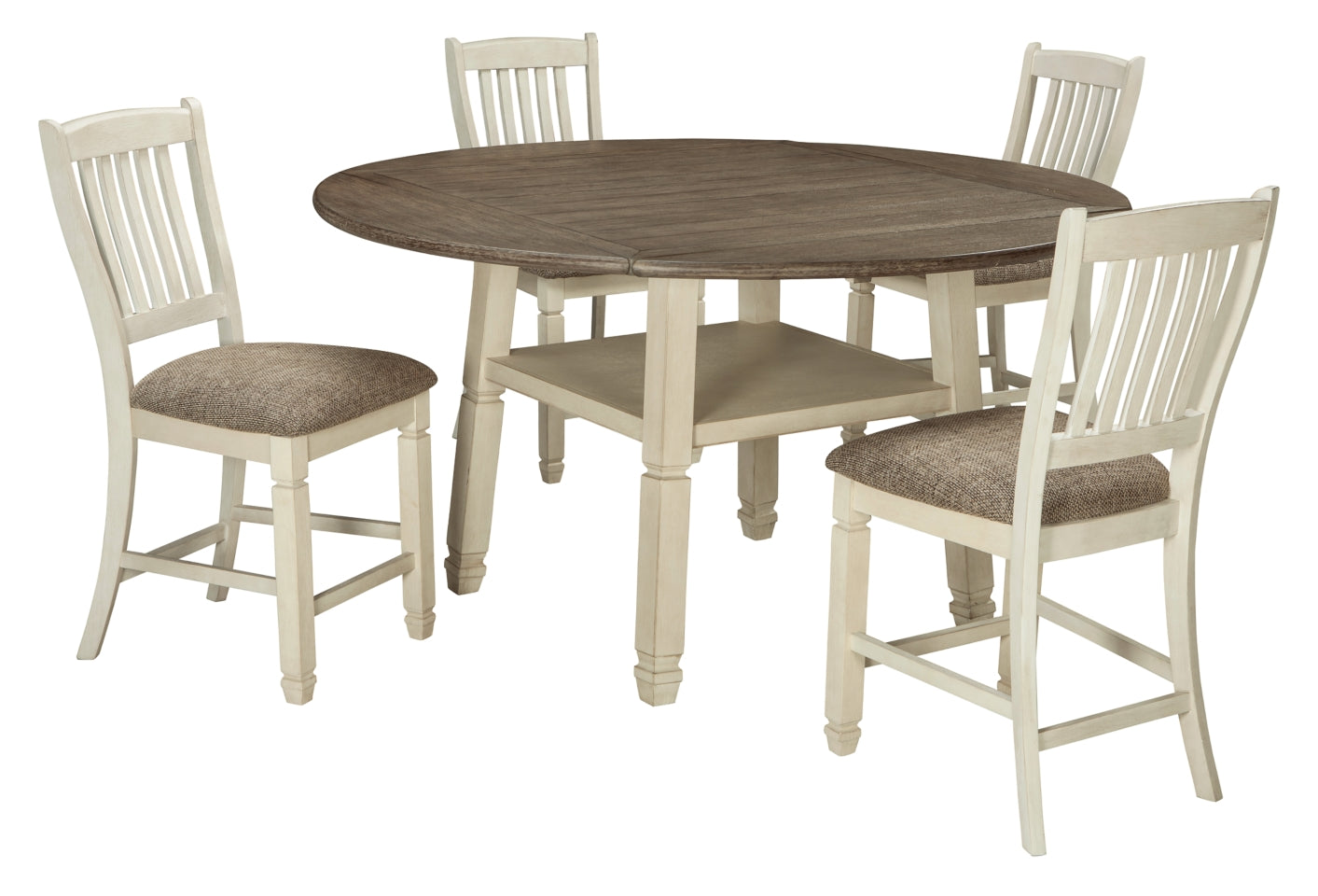 Bolanburg Counter Height Dining Table and 4 Barstools - PKG000402 - furniture place usa