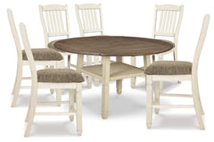 Bolanburg Counter Height Dining Table and 6 Barstools - PKG000173 - furniture place usa