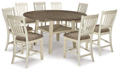 Bolanburg Counter Height Dining Table and 8 Barstools - furniture place usa