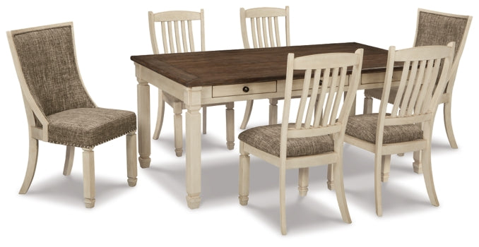 Bolanburg Dining Table and 6 Chairs - PKG000171 - furniture place usa