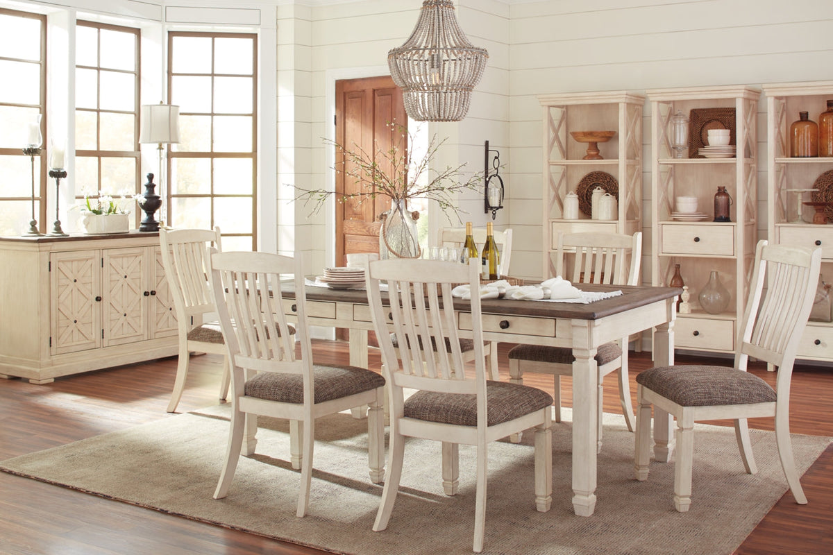 Bolanburg Dining Table and 6 Chairs - PKG000175 - furniture place usa