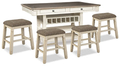 Bolanburg Counter Height Dining Table and 4 Barstools - PKG014019 - furniture place usa