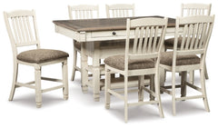Bolanburg Counter Height Dining Table and 6 Barstools - PKG000176 - furniture place usa