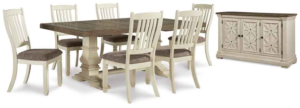 Bolanburg Dining Table and 6 Chairs with Storage - PKG013292 - furniture place usa
