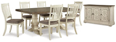 Bolanburg Dining Table and 6 Chairs with Storage - PKG013292 - furniture place usa
