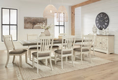 Bolanburg Dining Table and 8 Chairs with Storage - furniture place usa