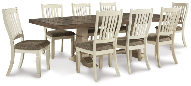 Bolanburg Dining Table and 8 Chairs - furniture place usa