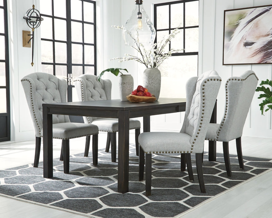 Jeanette Dining Table and 4 Chairs - furniture place usa
