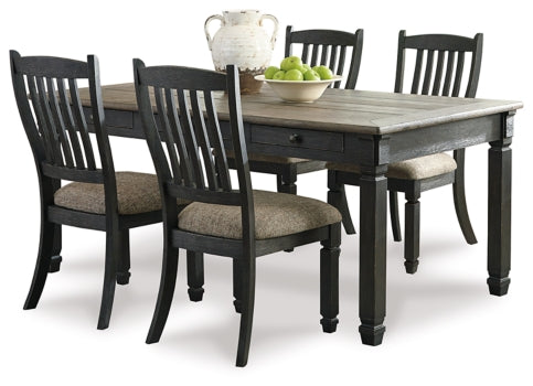 Tyler Creek Dining Table and 4 Chairs - PKG000398 - furniture place usa