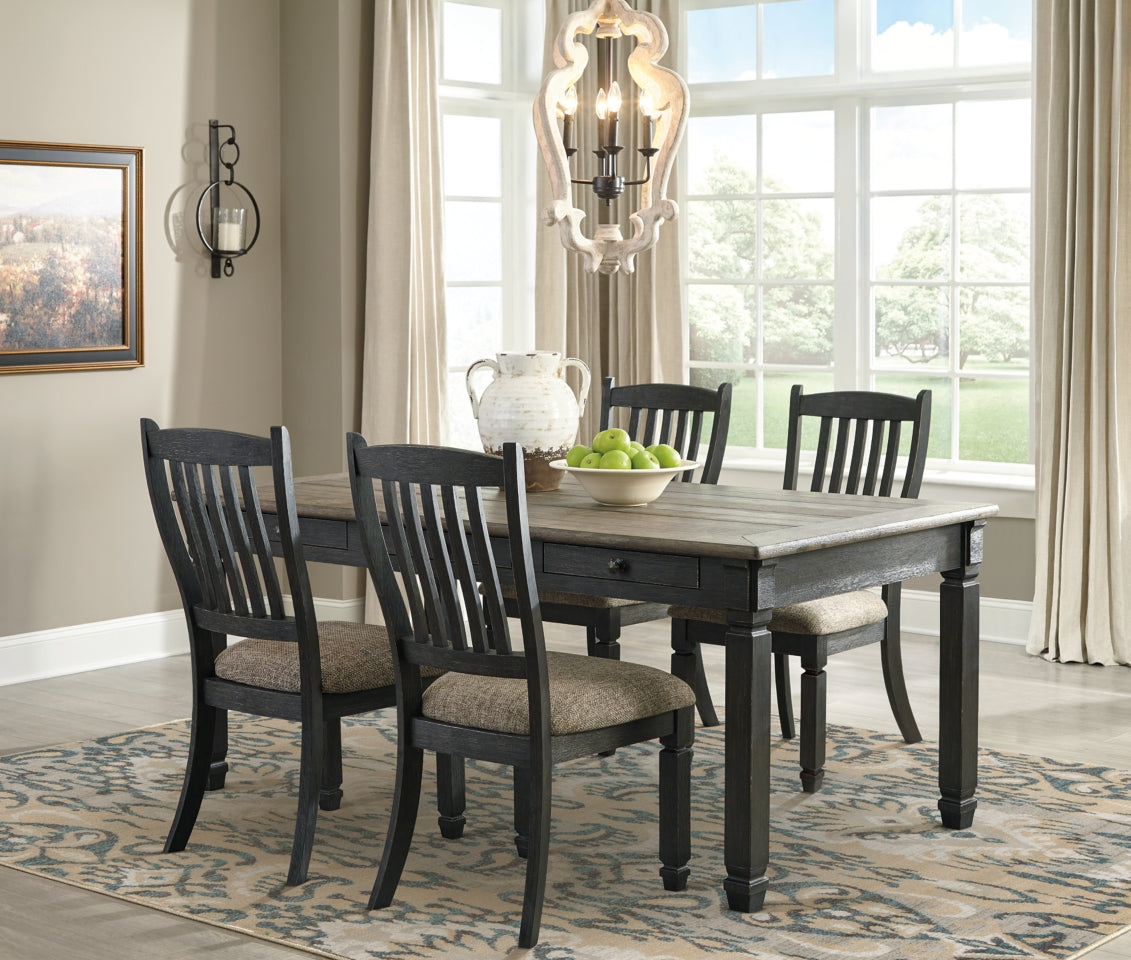 Tyler Creek Dining Table and 6 Chairs - PKG002214 - furniture place usa