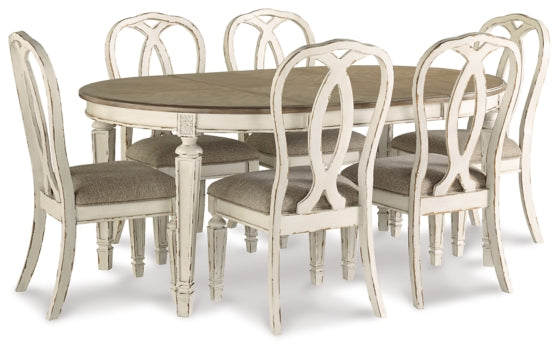 Realyn Dining Table and 6 Chairs - PKG002224 - furniture place usa