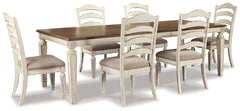 Realyn Dining Table and 6 Chairs - PKG002226 - furniture place usa