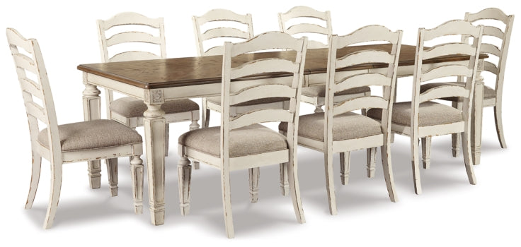Realyn Dining Table and 8 Chairs - PKG002227 - furniture place usa