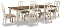 Realyn Dining Table and 6 Chairs - PKG002229 - furniture place usa