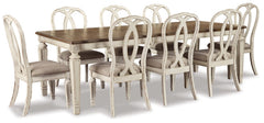 Realyn Dining Table and 8 Chairs - PKG002230 - furniture place usa