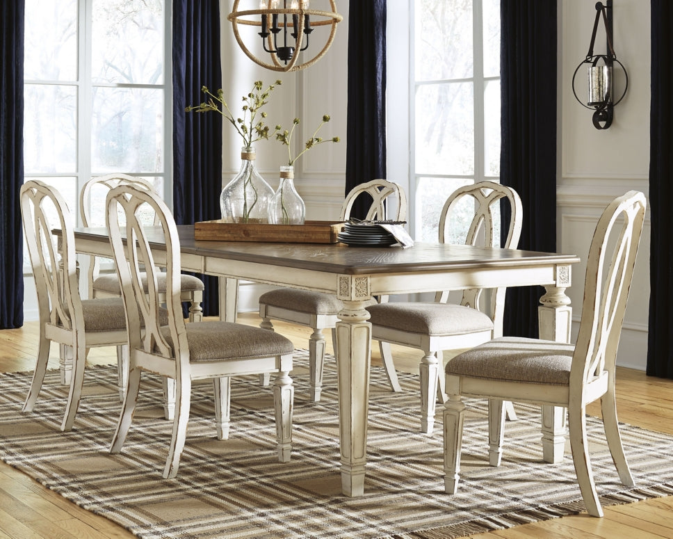 Realyn Dining Table and 6 Chairs - PKG002229 - furniture place usa