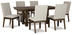Dellbeck Dining Table and 6 Chairs - furniture place usa