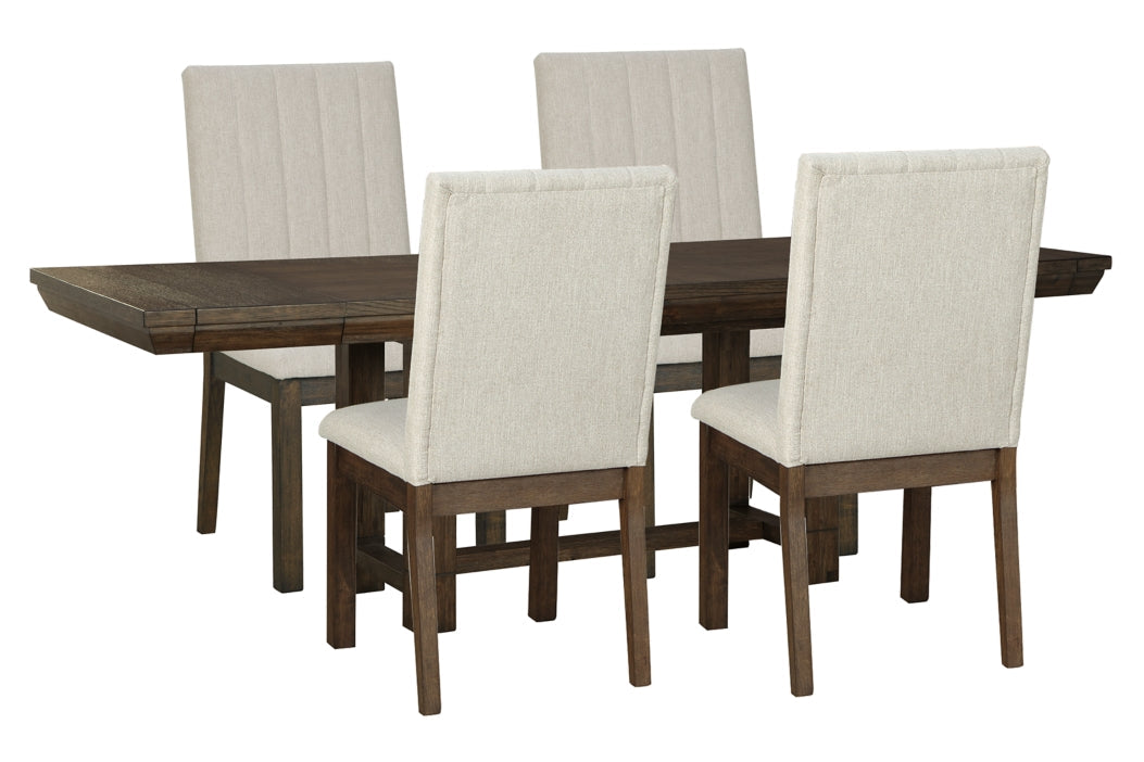 Dellbeck Dining Table and 4 Chairs - furniture place usa