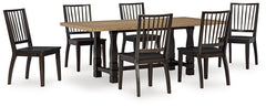Charterton Dining Table and 6 Chairs - furniture place usa