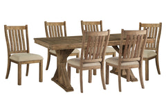 Grindleburg Dining Table and 6 Chairs - PKG002245 - furniture place usa