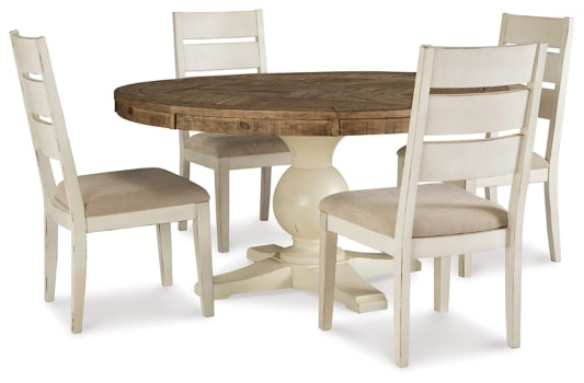 Grindleburg Dining Table and 4 Chairs - PKG000624 - furniture place usa