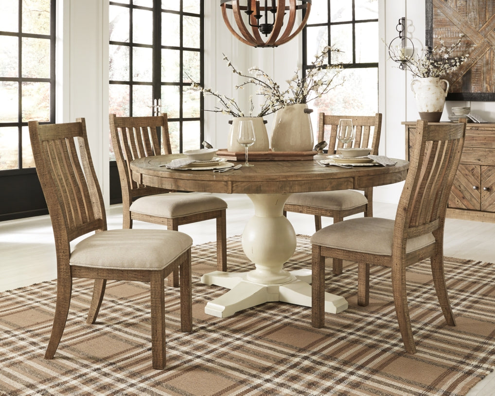 Grindleburg Dining Table and 4 Chairs - PKG008111 - furniture place usa