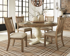 Grindleburg Dining Table and 4 Chairs - PKG008111 - furniture place usa