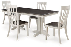 Darborn Dining Table and 4 Chairs - furniture place usa