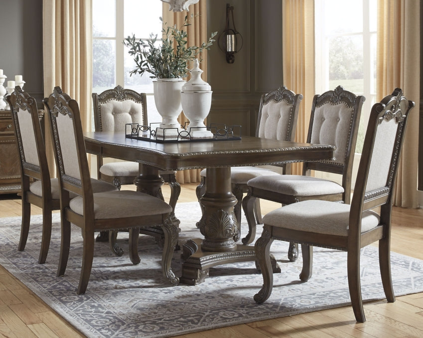 Charmond Dining Table and 6 Chairs - PKG002287 - furniture place usa