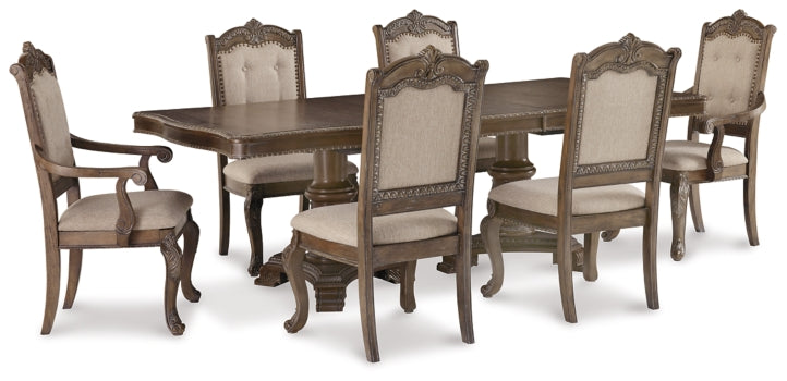 Charmond Dining Table and 6 Chairs - PKG002286 - furniture place usa
