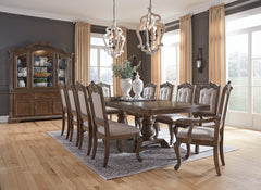 Charmond Dining Table and 10 Chairs - furniture place usa