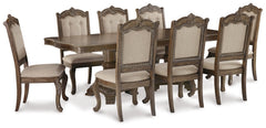 Charmond Dining Table and 8 Chairs - furniture place usa