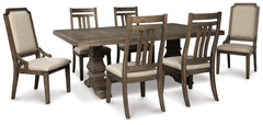 Wyndahl Dining Table and 6 Chairs - PKG002293 - furniture place usa