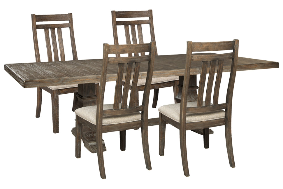 Wyndahl Dining Table and 4 Chairs - PKG011226 - furniture place usa