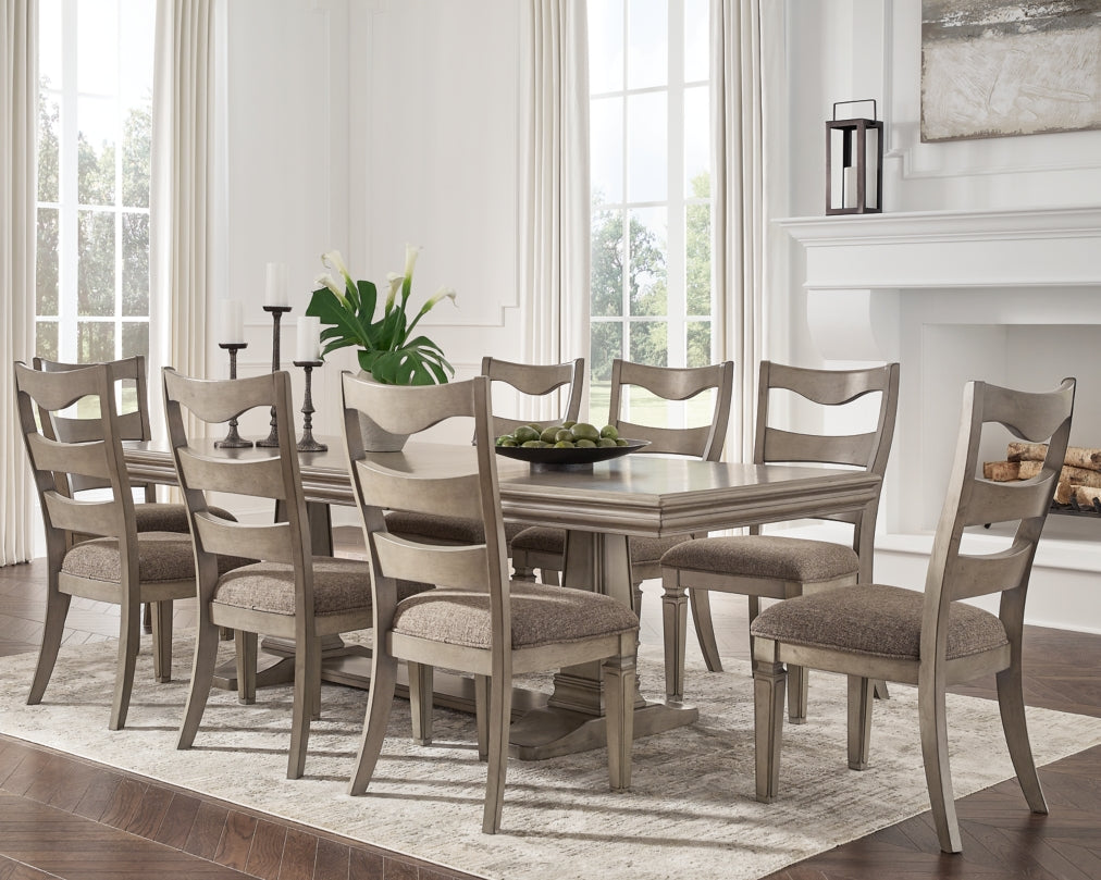 Lexorne Dining Table and 8 Chairs - furniture place usa