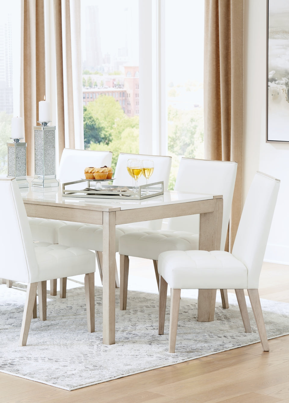 Wendora Dining Table and 8 Chairs - furniture place usa