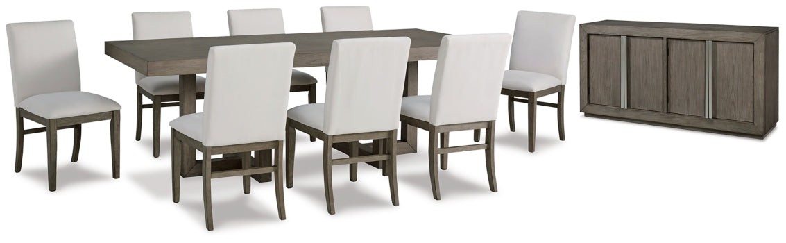 Anibecca Dining Table and 8 Chairs with Storage - PKG013360 - furniture place usa