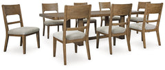 Cabalynn Dining Table and 8 Chairs - furniture place usa