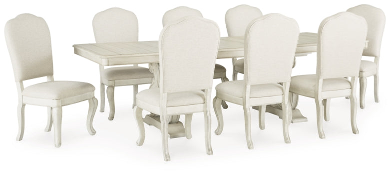Arlendyne Dining Table and 8 Chairs - furniture place usa