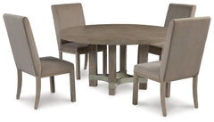 Chrestner Dining Table and 4 Chairs - PKG013365 - furniture place usa