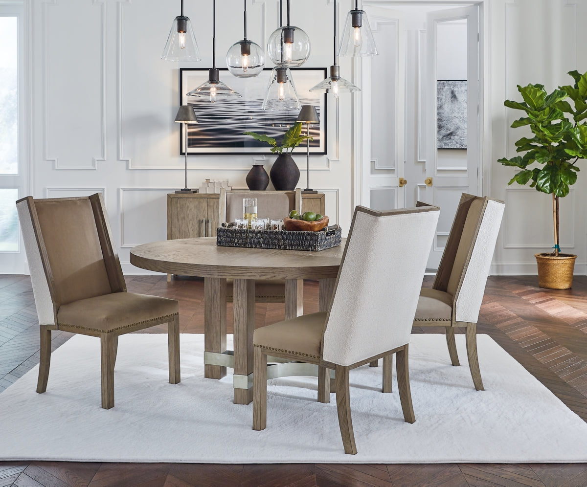 Chrestner Dining Table and 4 Chairs - PKG014004 - furniture place usa