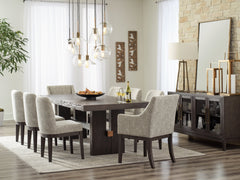 Burkhaus Dining Table and 8 Chairs - PKG013372 - furniture place usa