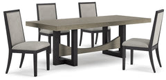 Foyland Dining Table and 4 Chairs - furniture place usa