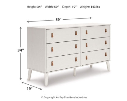 Aprilyn Twin Bookcase Headboard with Dresser - furniture place usa