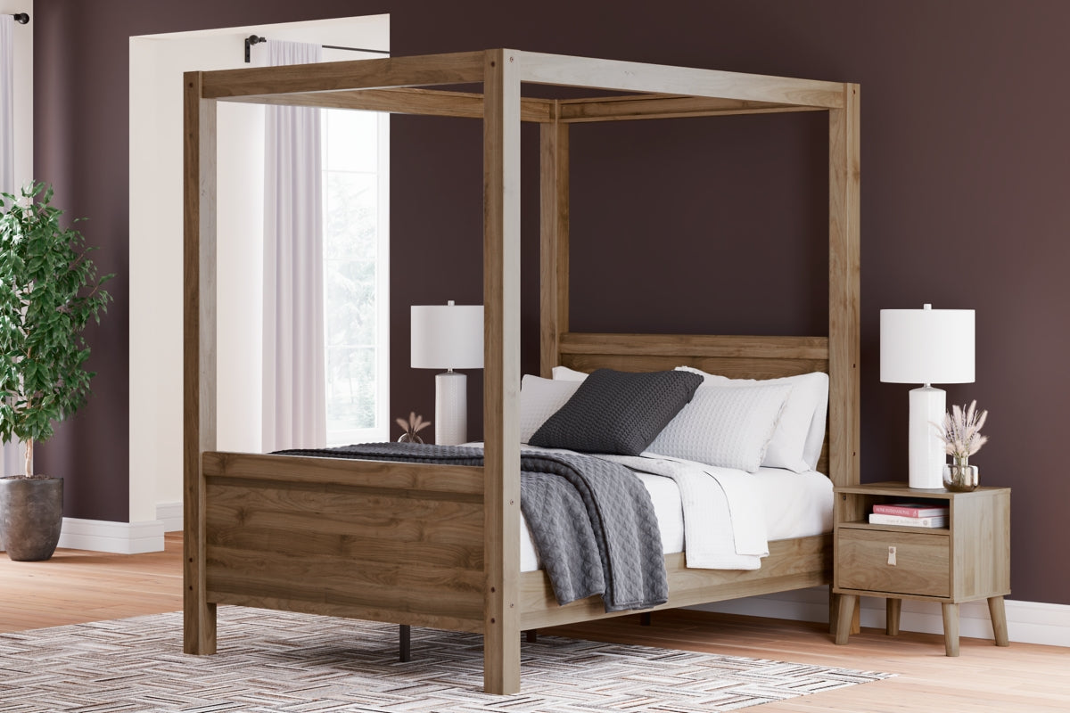 Aprilyn Full Canopy Bed - furniture place usa