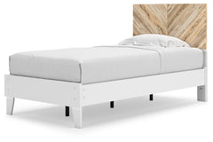 Piperton Twin Panel Platform Bed - furniture place usa
