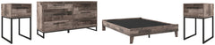 Neilsville Queen Platform Bed with Dresser and 2 Nightstands - PKG009078 - furniture place usa