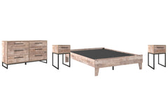 Neilsville Full Platform Bed with Dresser and 2 Nightstands - PKG009205 - furniture place usa