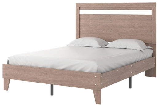Flannia Queen Panel Platform Bed - furniture place usa