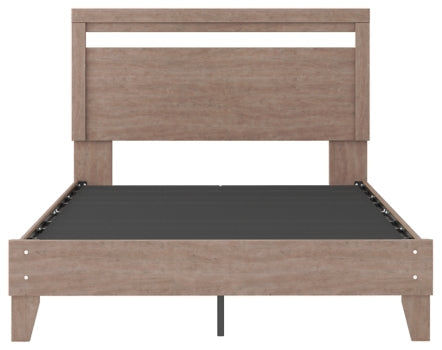 Flannia Queen Panel Platform Bed - furniture place usa